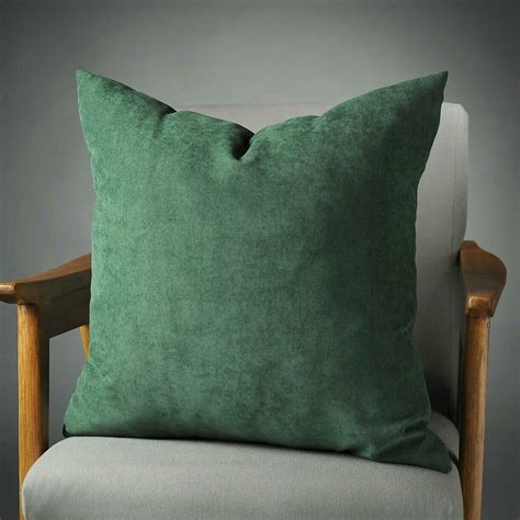 Dark Green Pillow Green Throw Pillows Green Velvet Pillow Green