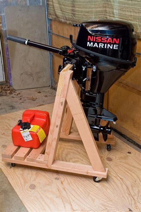 How To Build A Portable Outboard Motor Stand Outboard Motor Stand