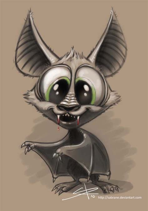 Creepy Cute By Sabinerich On Deviantart Bats Tattoo Design Cute