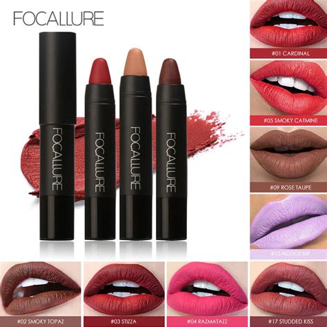 Aliexpress Com Buy Focallure Colors Matte Lipsticks Waterproof