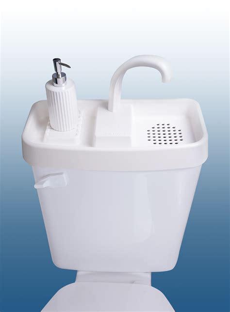 Sink Twice Is A Water Space And Money Saving Toilet Tank Lid That Can