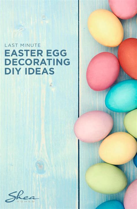 Last Minute Diy Easter Egg Ideas Using Craft Products From Around Your