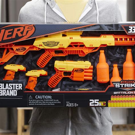 Hasbro Nerf Alpha Strike 25 Colpi Set Da 33 Pezzi 8 Anni Gioco Idea