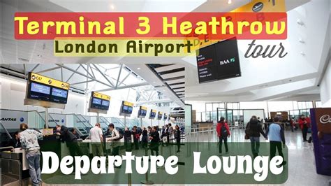 Heathrow Airport T3 Departure Tour New Drop Off Charges Parking