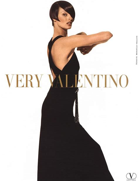 Valentino Aw 1992 Model Linda Evangelista Linda Evangelista