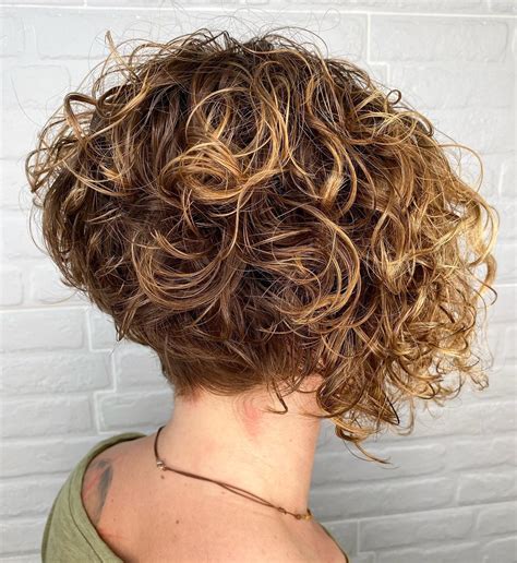 Inverted Bob Haircut For Curly Hair