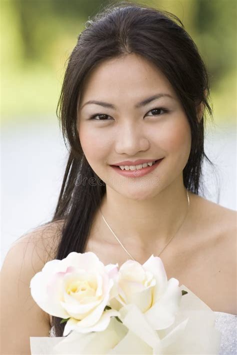 Asian Bride 5 Stock Image Image Of Woman Rose Beautiful 220487