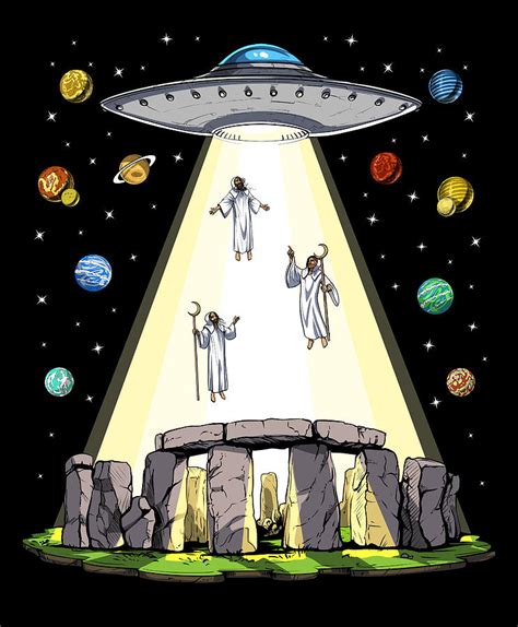 Stonehenge Alien Abduction Digital Art By Nikolay Todorov Fine Art