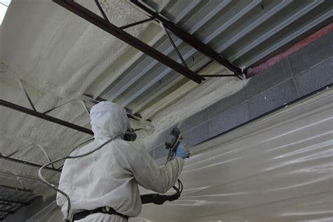 Cool in summer, warm in winter, and dry all the time. Closed Cell Spray Foam Insulation Under Metal Roof in ...