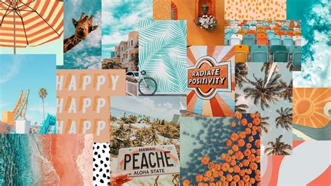 Aesthetic Summer Collage Laptop Wallpapers Wallpaper Cave