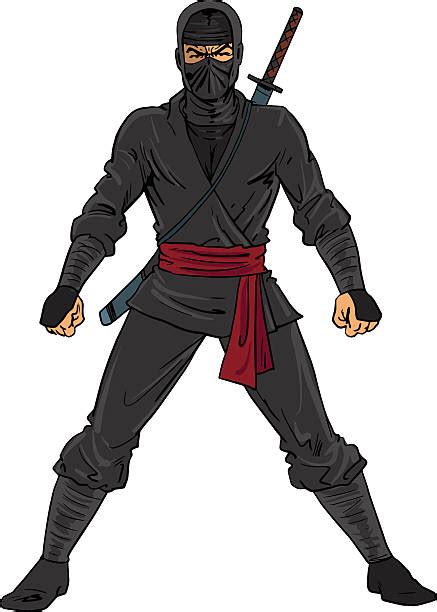 Ninja Clip Art Vector Images And Illustrations Istock