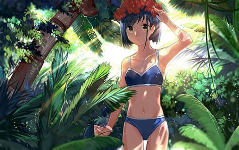 1488x2266px Free Download Hd Wallpaper Anime Darling In The Franxx Bikini Blue Hair