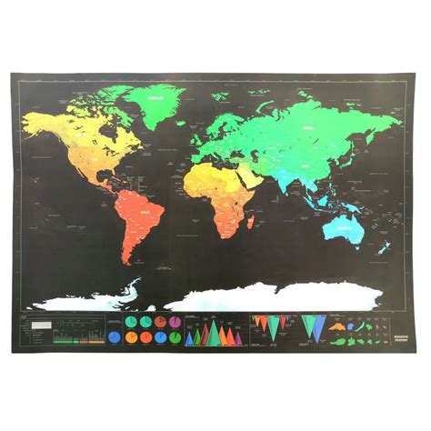 מוצר Scratch Map Of The World Travel Edition Deluxe Scratch Off Map