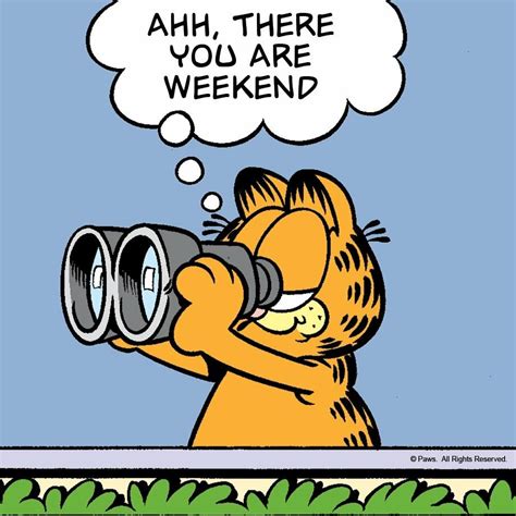 Garfield Happy Weekend Quotes Friday Quotes Funny Friday Humor Happy Friday Funny Quotes