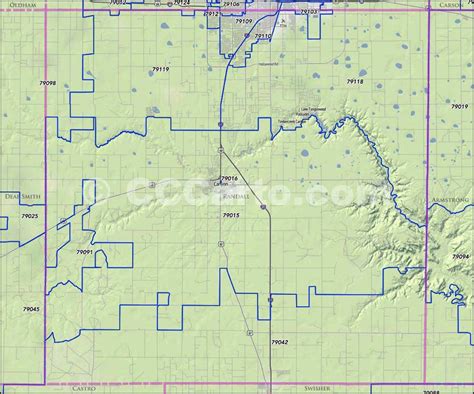 South Texas Zip Code Map Interactive Map