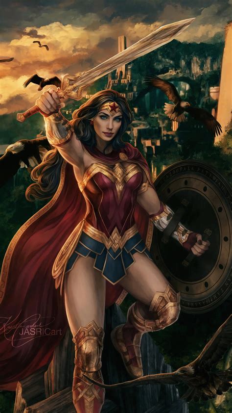 1080x1920 1080x1920 Wonder Woman Artist Artwork Digital Art Hd