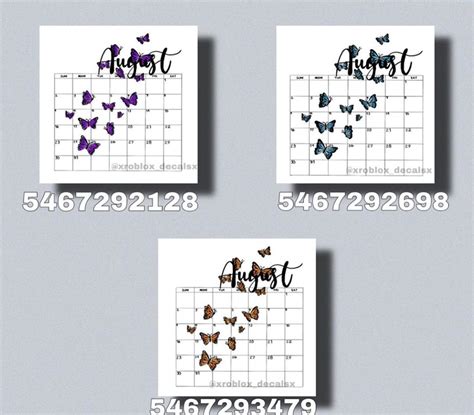 Aesthetic Calendars Codes House Decals Room Decals Code Wallpaper