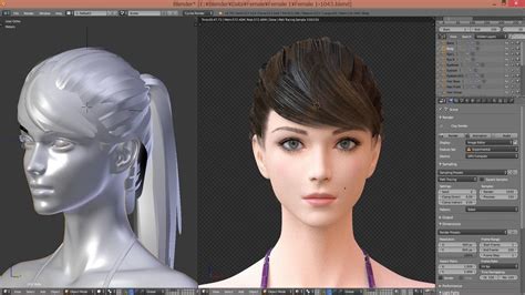 Free 3d Models For Blender Female Character