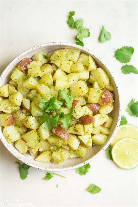Cilantro Lime Potato Salad Recipe Potato Salad Barbecue Side