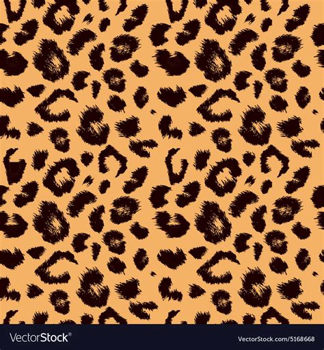 Leopard Print Pattern Repeating Seamless Vector Image