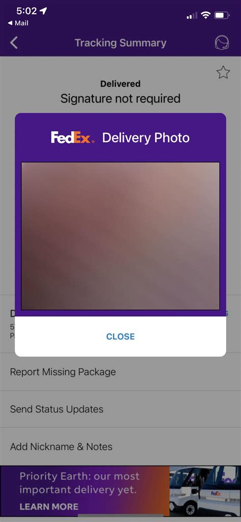 My Fedex Proof Of Delivery Photo Rfedex