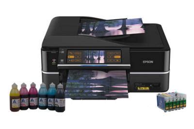 Regarder comment faire l'installation du wifi sur les imprimantes epson Epson Stylus Photo TX800FW with refillable cartridges ...