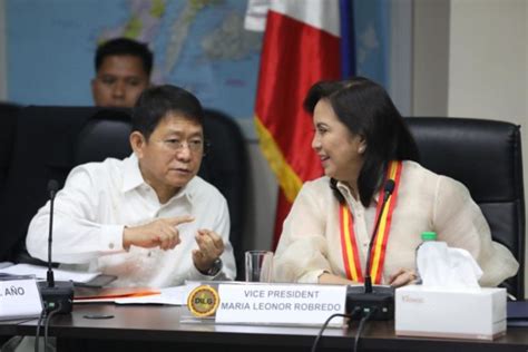 Robredo Meets Dilg Execs On Anti Drugs Campaign Inquirer News