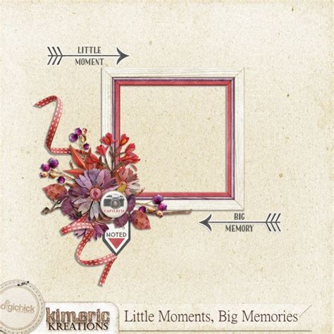 Little Moments Big Memories Frame Cluster To Share