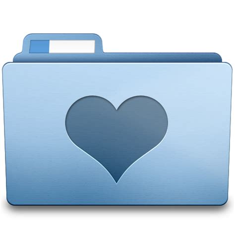 Favorites Folder Heart Icon Png Transparent Background Free Download