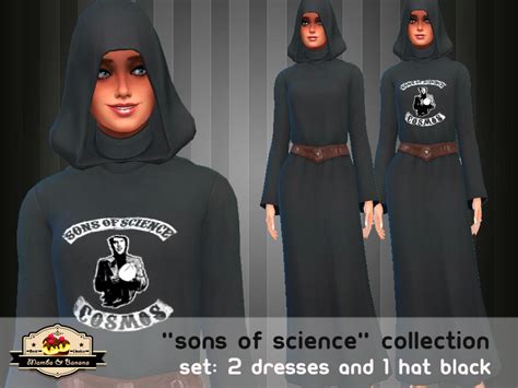 Mod The Sims Set Dresses White And Black For Scientist Nun Of Saint
