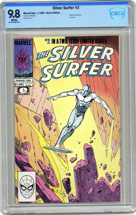 Silver Surfer 1988 Stan Leemoebius Comic Books Graded By Cbcs