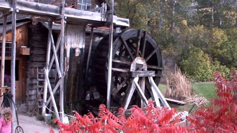 Grist Mill Water Wheel Youtube