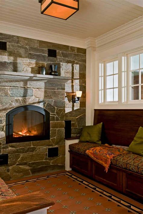 28 Extremely Cozy Fireplace Reading Nooks For Curling Up In