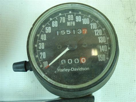 Harley Ironhead Sportster Gauge Cluster Set Speedometer Tachometer
