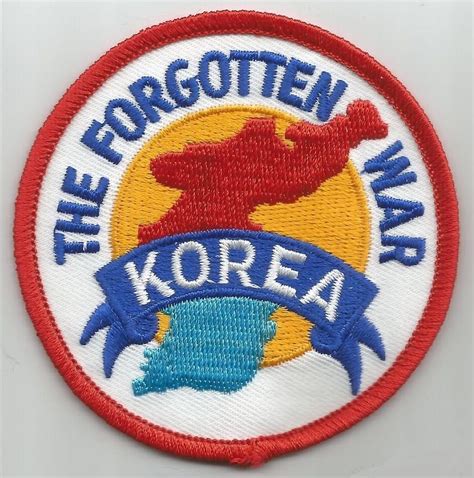 Korea The Forgotten War Military Patch 3 Round