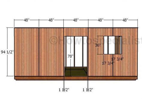 12x20 Shed Plans Free Howtospecialist How To Build Step By Step