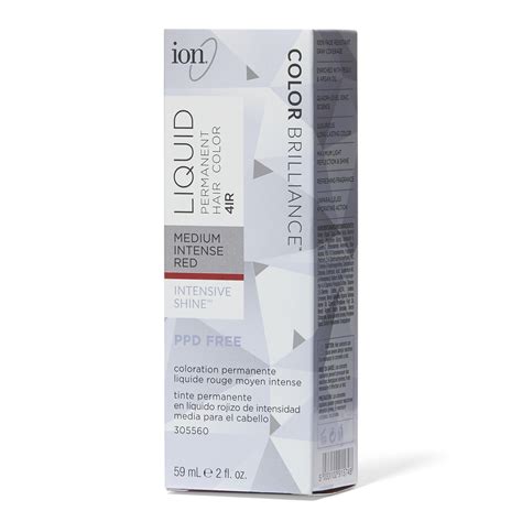 Ion 4ir Medium Intense Red Permanent Liquid Hair Color By Color