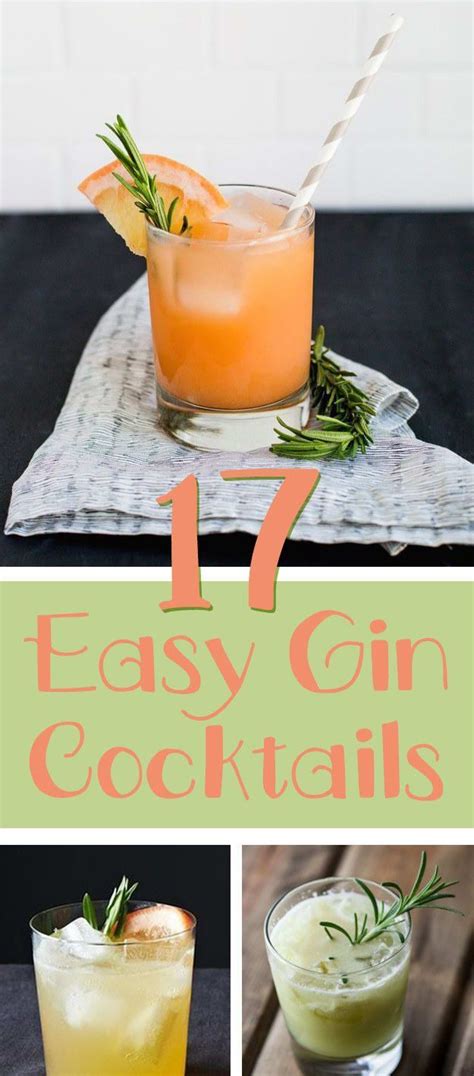 17 Delicious Ways To Drink More Gin Cocktailrecipes Easy Gin