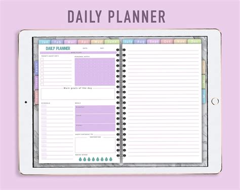 Undated Digital Planner Ipad Planner Goodnotes Planner Etsy