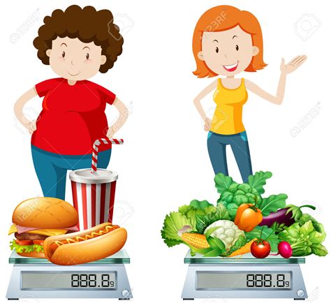 The reason it's so hard to avoid unhealthy foods is because the things that make them bad also make them taste good. Eating healthy clipart - Clipground