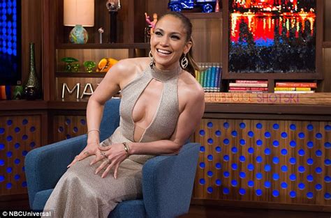 Jennifer Lopez Puts On A Very Busty Display In Metallic Dress On Watch