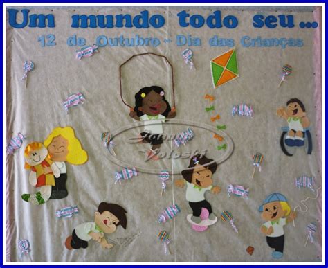 Painel Dia Das Crianças Em Eva Relacionado A Crianças