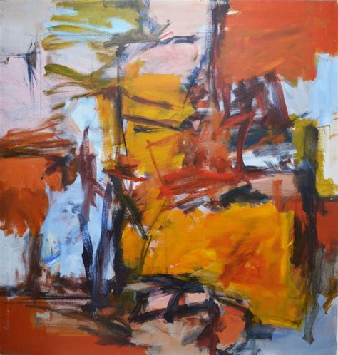 Unknown Mid Century Modern Large Abstract Expressionist Composition