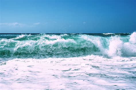 Waves On The Seashore Seascape Image Free Stock Photo Public Domain Photo CC Images