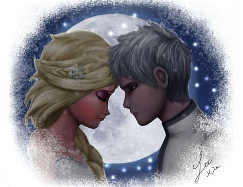 Jack Frost And Elsa By 531154865324 Jack Frost Jelsa Jack Elsa