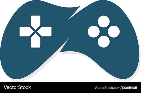 Game Joystick Or Device Controller Logo Royalty Free Vector