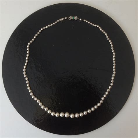 Vintage Majorica Pearl Necklace And Silver Clasp In 4 Models Etsy