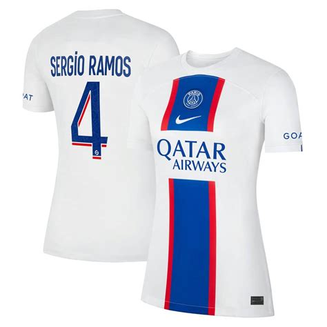 Sergio Ramos Paris Saint Germain Nike Womens 202223 Third Breathe