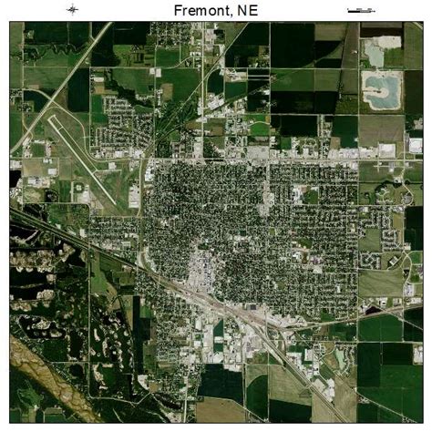 Aerial Photography Map Of Fremont Ne Nebraska