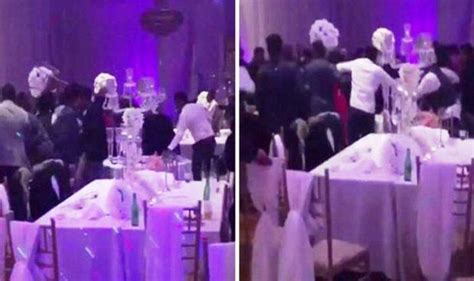 Brides Ex Boyfriend Puts Incriminating Photos Performing Sex Act On Tables At Her Wedding